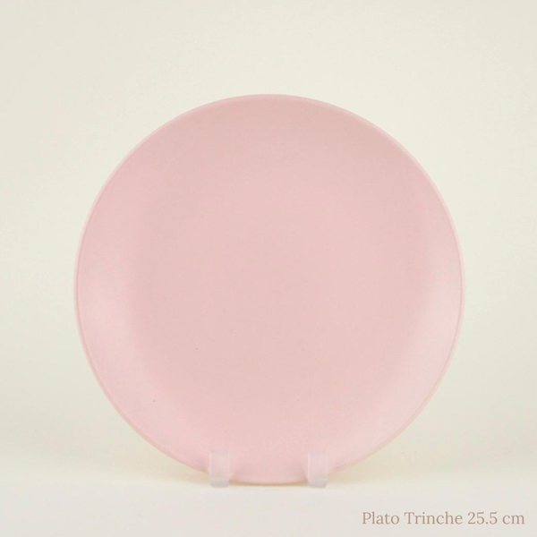 Plato Porcelana Mate Pink