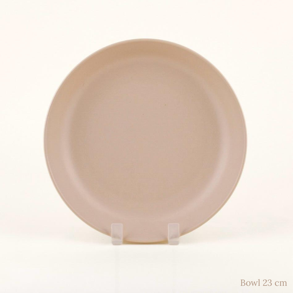 Plato Porcelana Mate Beige