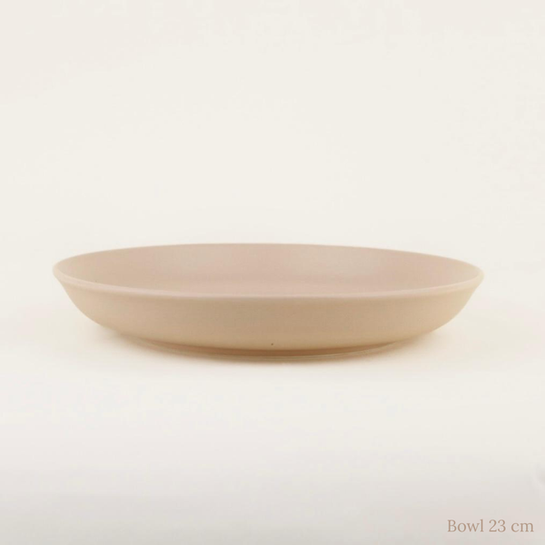 Plato Porcelana Mate Beige