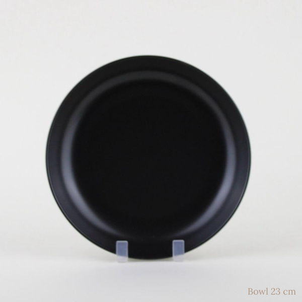 Plato Porcelana Mate Black