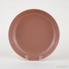 Plato Porcelana Mate Terracota