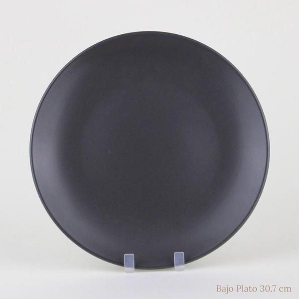 Plato Porcelana Mate Grey