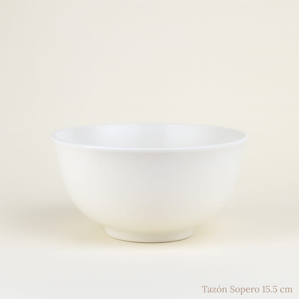 Plato Porcelana Mate White