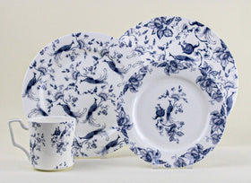 Plato Porcelana Pajaritos