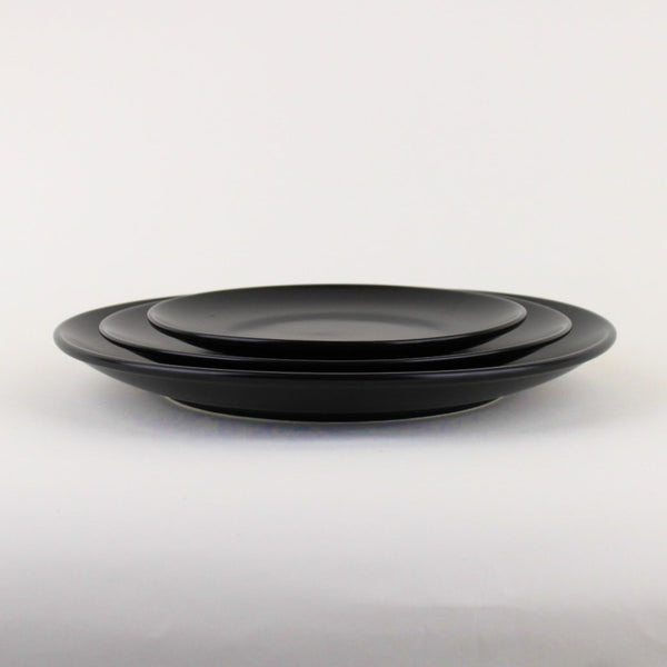 Plato Porcelana Mate Black