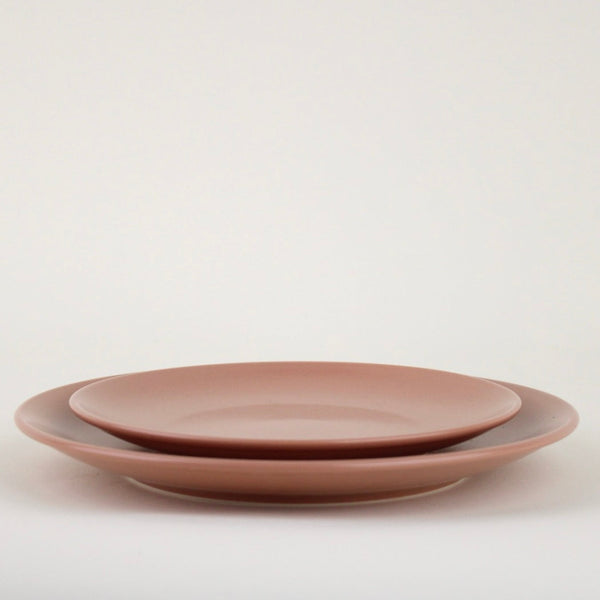 Plato Porcelana Mate Terracota