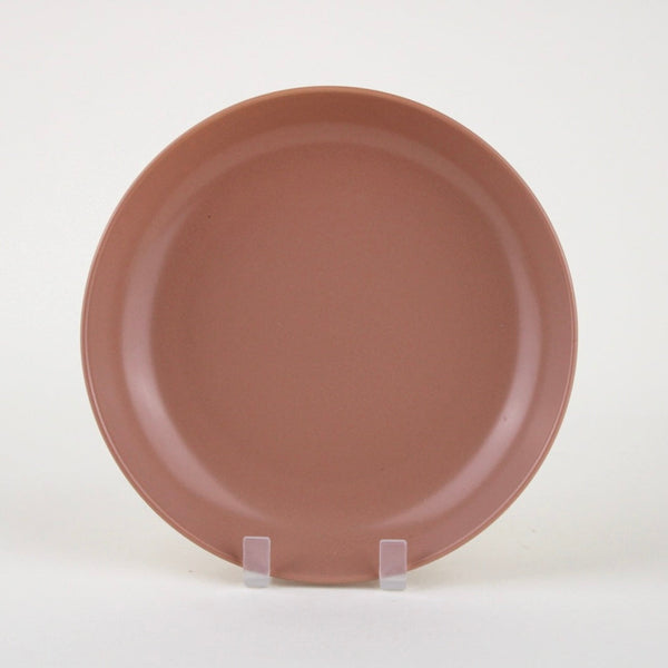 Plato Porcelana Mate Terracota