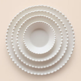 Plato Porcelana Beaded