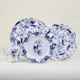 Plato Porcelana Pajaritos