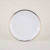 Plato Porcelana Filo Delgado Gold