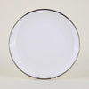 Plato Porcelana Filo Delgado Silver
