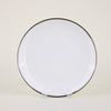 Plato Porcelana Filo Delgado Silver