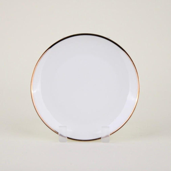 Plato Porcelana Filo Delgado Gold