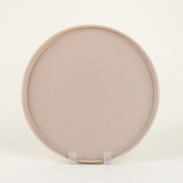 Plato Porcelana Mate Beige