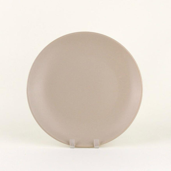 Plato Porcelana Mate Beige