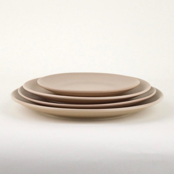 Plato Porcelana Mate Beige